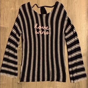 Express Tie Back Sweater Size Medium